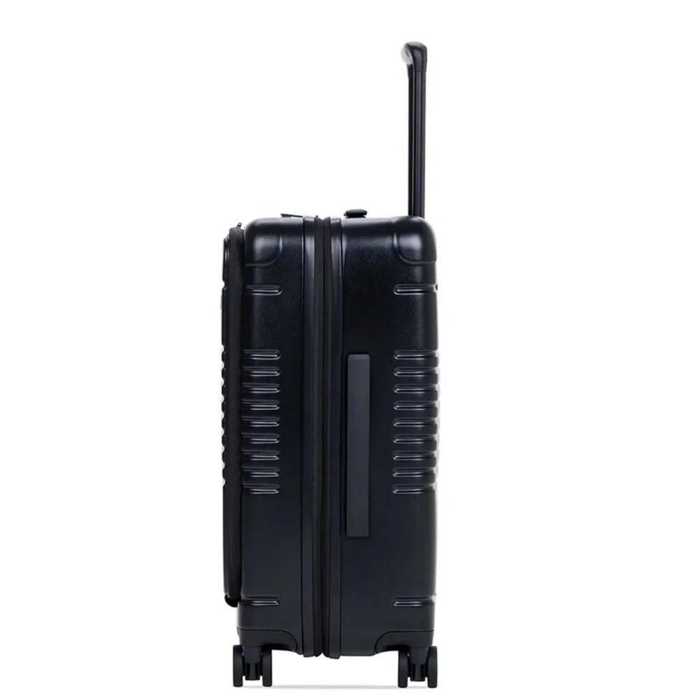 NIB NWT Arlo Skye The Expandable Carry-On Max - Front Pocket, Black